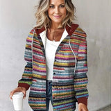 HIGHLAND PLAID HOODED COAT