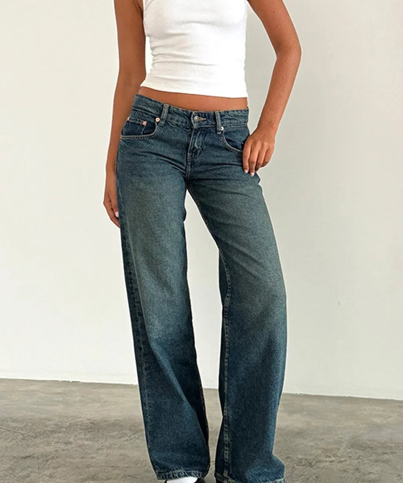 SYLVAINE™ – Vintage Casual Baggy Jeans