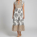 MAURA™ – Relaxed Vintage Midi Dress