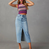 DENISE™ – Classic High-Waist Denim Skirt