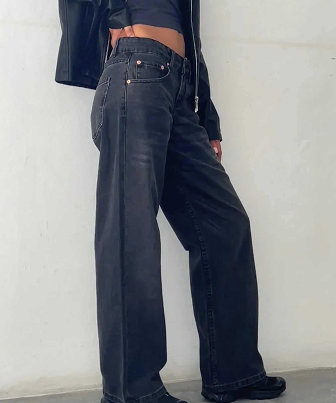 SYLVAINE™ – Vintage Casual Baggy Jeans