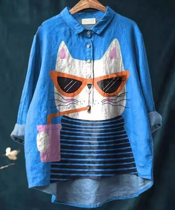 AMARI™ - Cat Art Shirt