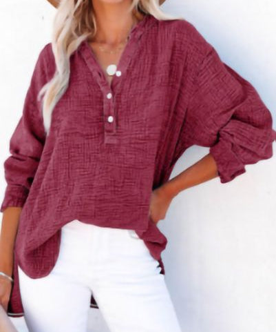 AYLA™ – Casual V-Neck Blouse