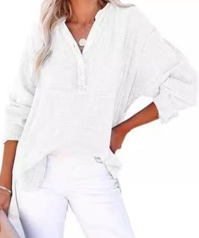 AYLA™ – Casual V-Neck Blouse