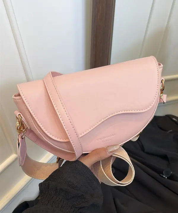 GABI™ - Simple Small Satchel Bag Versatile Flip Cover Crossbody Shoulder Bag