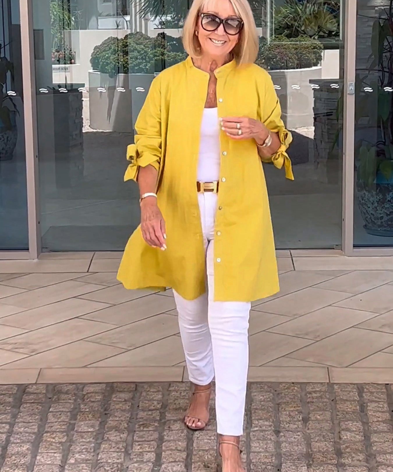 CÉLINA™ - Classy Long Shirt Jacket