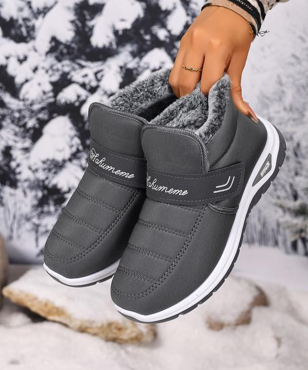 AIRA™ - Women's Winter Snow Boots Warmth, Anti-Slip PVC Sole, Fleece Lined Slip-On Shoes