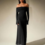 DARCIE™ - Off Shoulder Ruched Sequin Bodycon Evening Gown