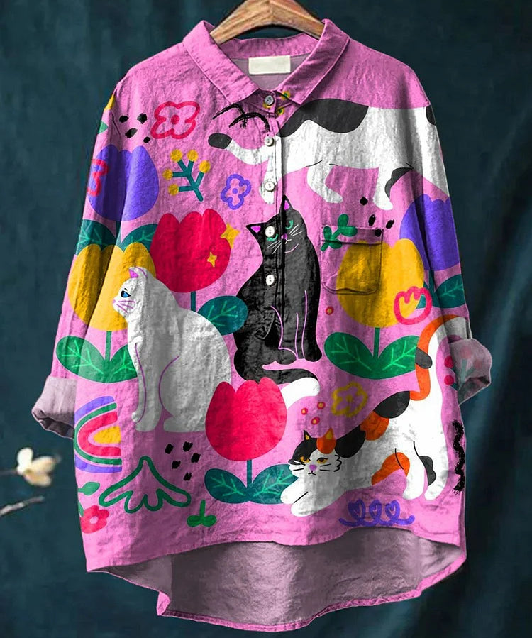 AMARI™ - Cat Art Shirt