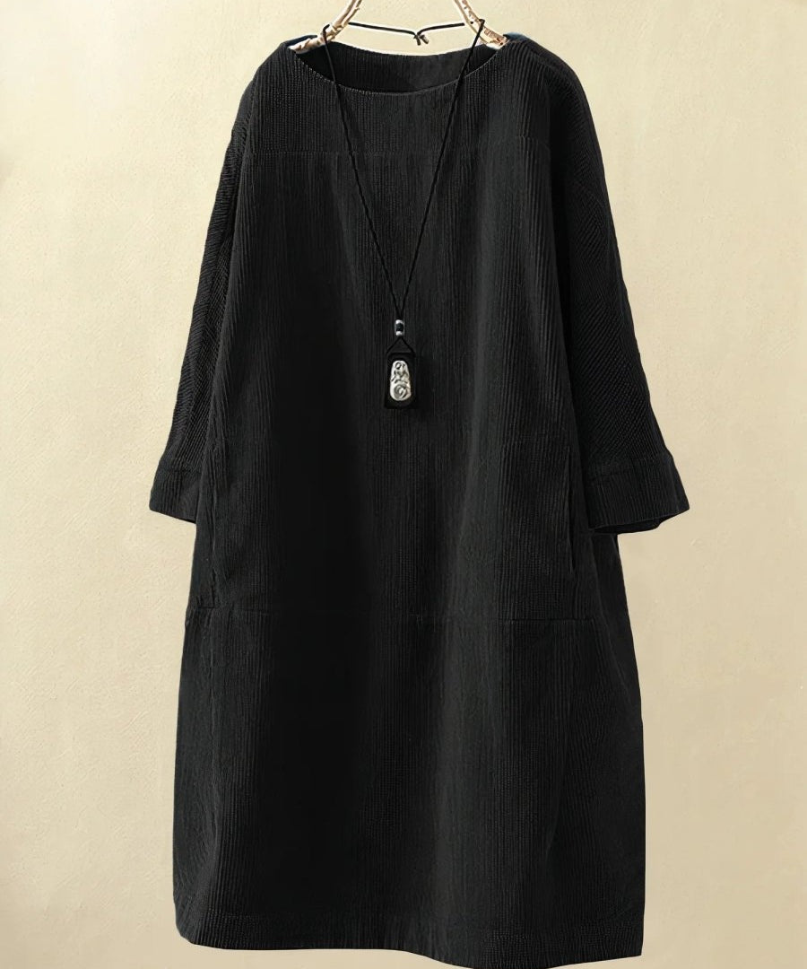 BRIDIE™ - Relaxed Fit Corduroy Midi