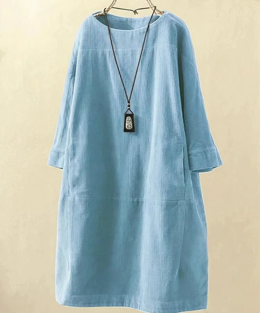 BRIDIE™ - Relaxed Fit Corduroy Midi
