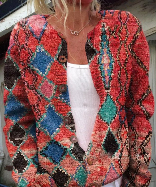 FLORA™ - Vintage Floral Cardigan