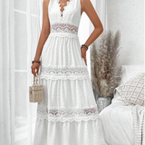 MAIKA™ - Lace V-Neck Dress