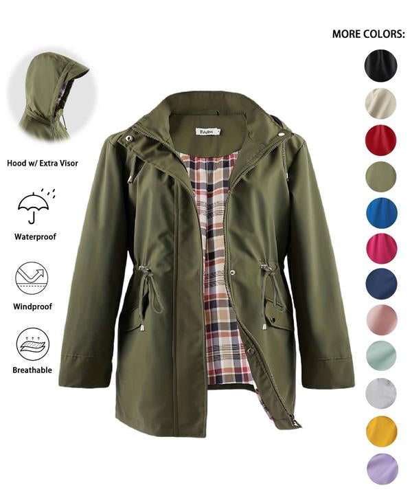 DENA™ - Lightweight Hooded Trench Coat for Casual Outings