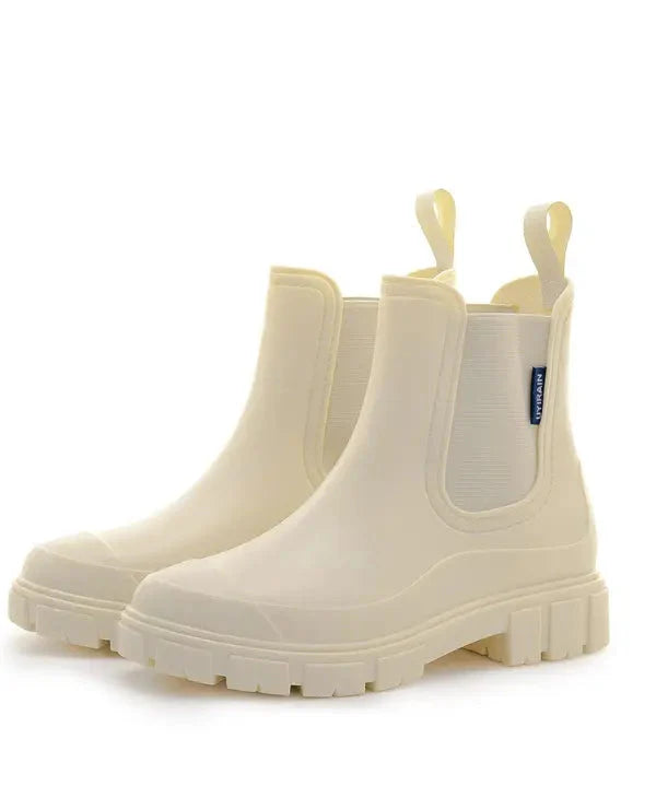 NESSA™ - Women’s Fashionable Ankle Boots Solid Color Waterproof Non-Slip