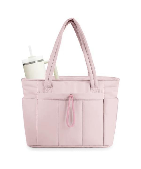 VEJA™ - Women’s Insulated Puffer Tote Bag Laptop & Cup Holder Casual Work Bag