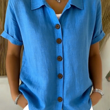 ZARA BUTTON FRONT BLOUSE