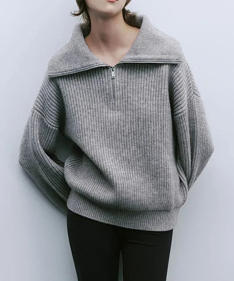 ELODIE™ - Comfy Half-Zip Sweater