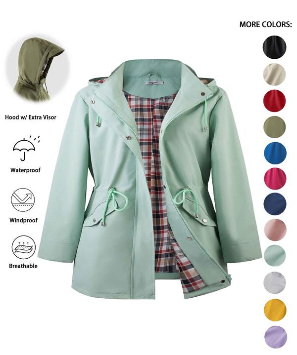 DENA™ - Lightweight Hooded Trench Coat for Casual Outings