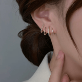 Melisande - Glossy Minimalist Finish Earrings