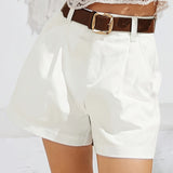 MÉLANIE™ - Chic High-Waist Shorts