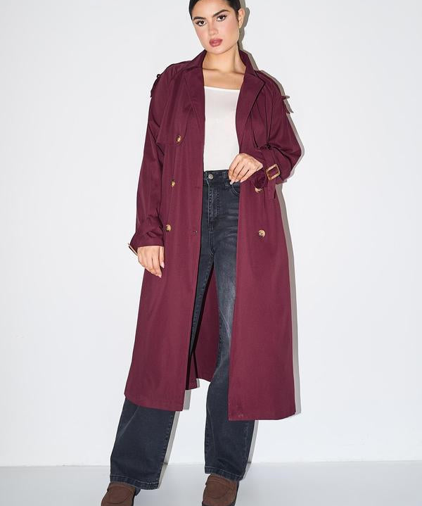 SOLANA™ - Elegant Double Breasted Winter Warm Trench Coat