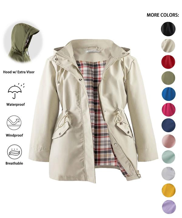 DENA™ - Lightweight Hooded Trench Coat for Casual Outings
