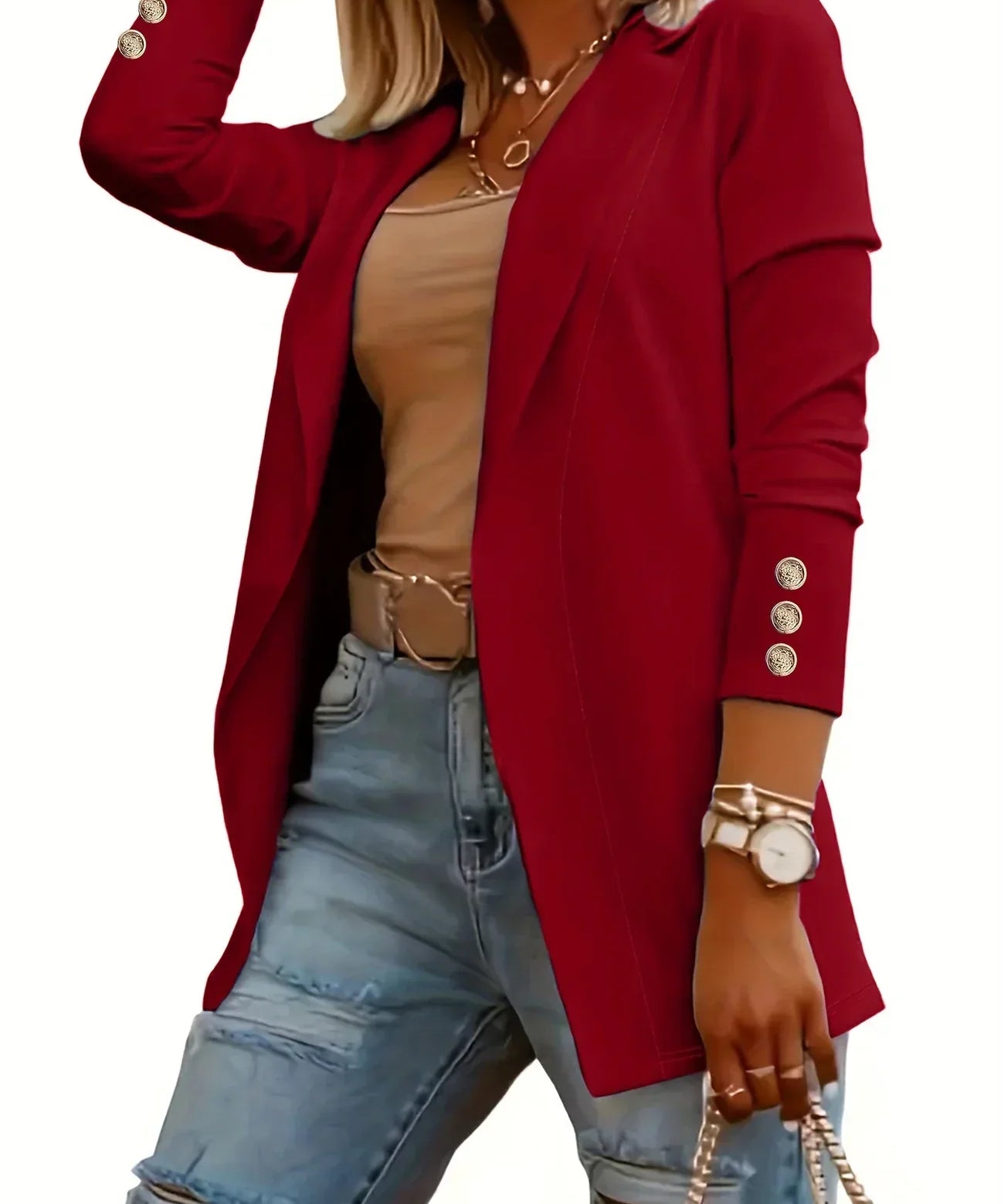 EMMA™ - Chic Open Front Jacket