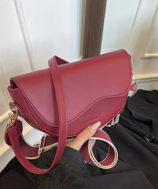 GABI™ - Simple Small Satchel Bag Versatile Flip Cover Crossbody Shoulder Bag