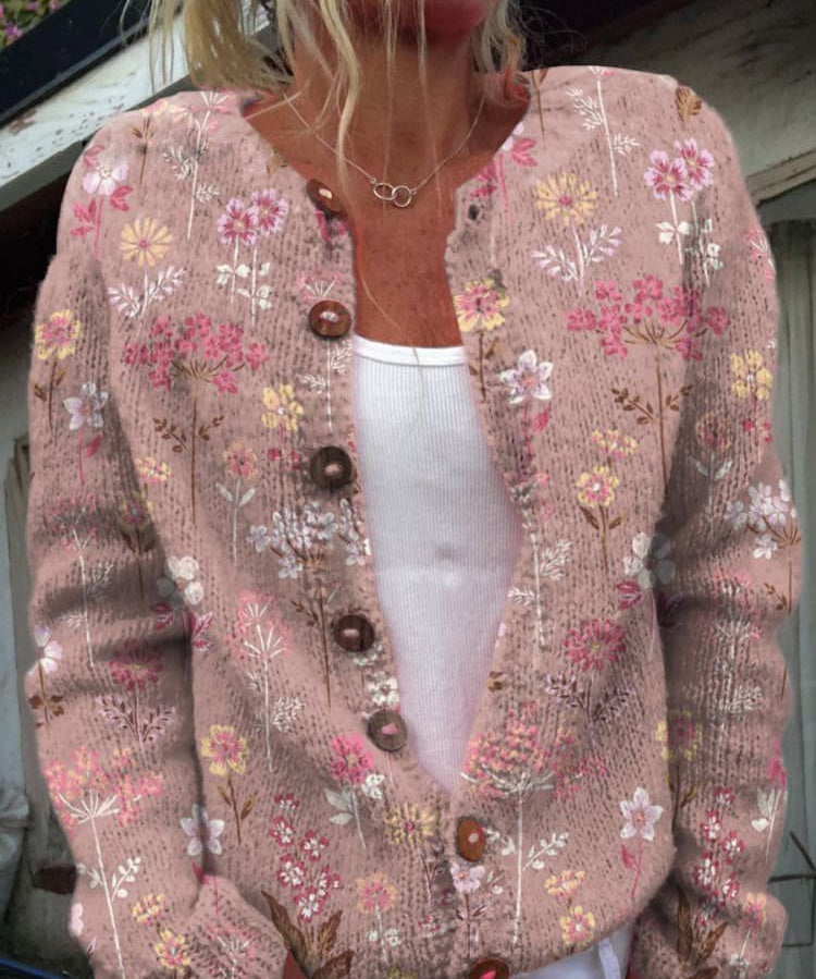 FLORA™ - Vintage Floral Cardigan