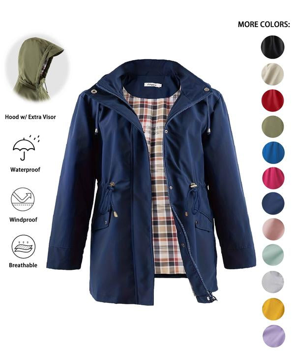 DENA™ - Lightweight Hooded Trench Coat for Casual Outings