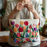 Handcrafted Bag - Tulip Garden