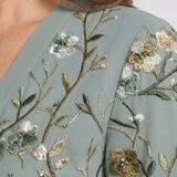 ELSIE V-NECK FLORAL DRESS