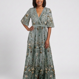 ELSIE V-NECK FLORAL DRESS