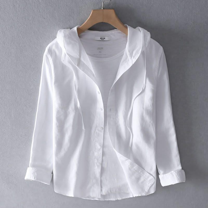 NOVA LINEN HOODIE