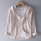 NOVA LINEN HOODIE