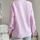 AURORA RUFFLE LONG SLEEVE SHIRT