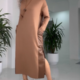 MARILYN™ - Classic Minimalist Midi Dress