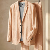 ENZO REFINED LINEN SUIT