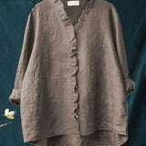 ELINE LINEN BLOUSE