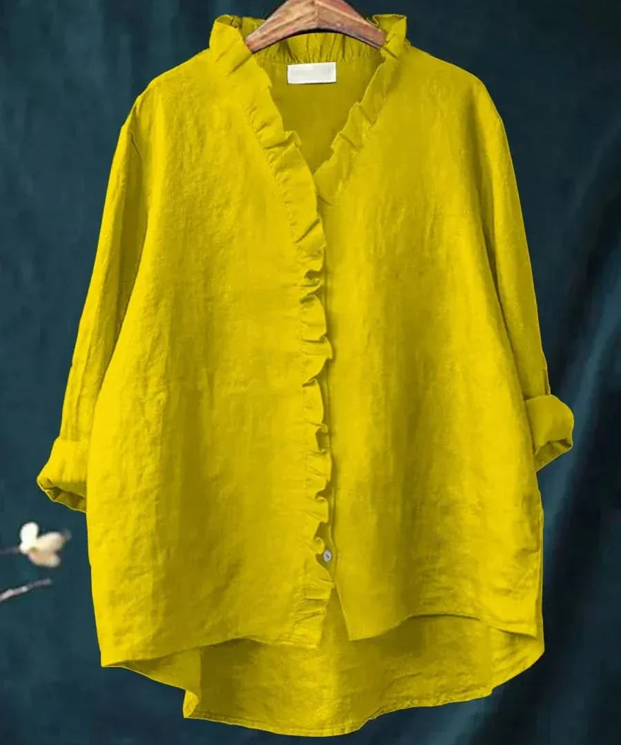 ELINE LINEN BLOUSE