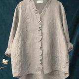 ELINE LINEN BLOUSE