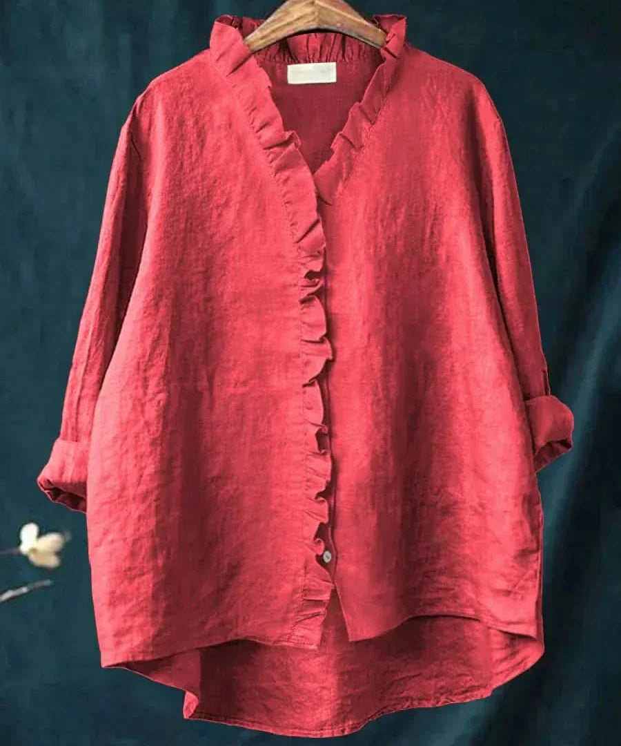 ELINE LINEN BLOUSE
