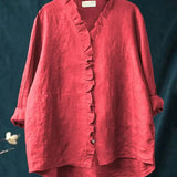 ELINE LINEN BLOUSE