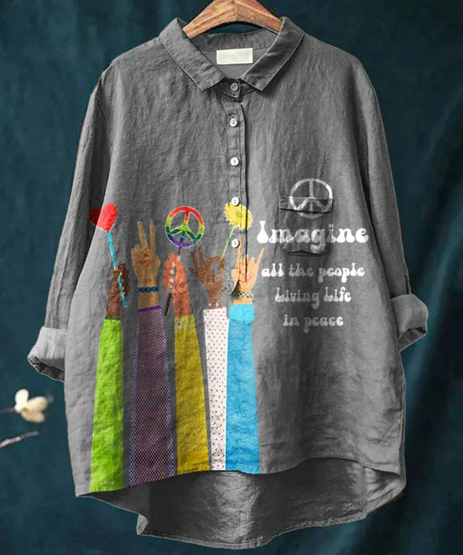 CLAUDINE™ - Serene Art Shirt