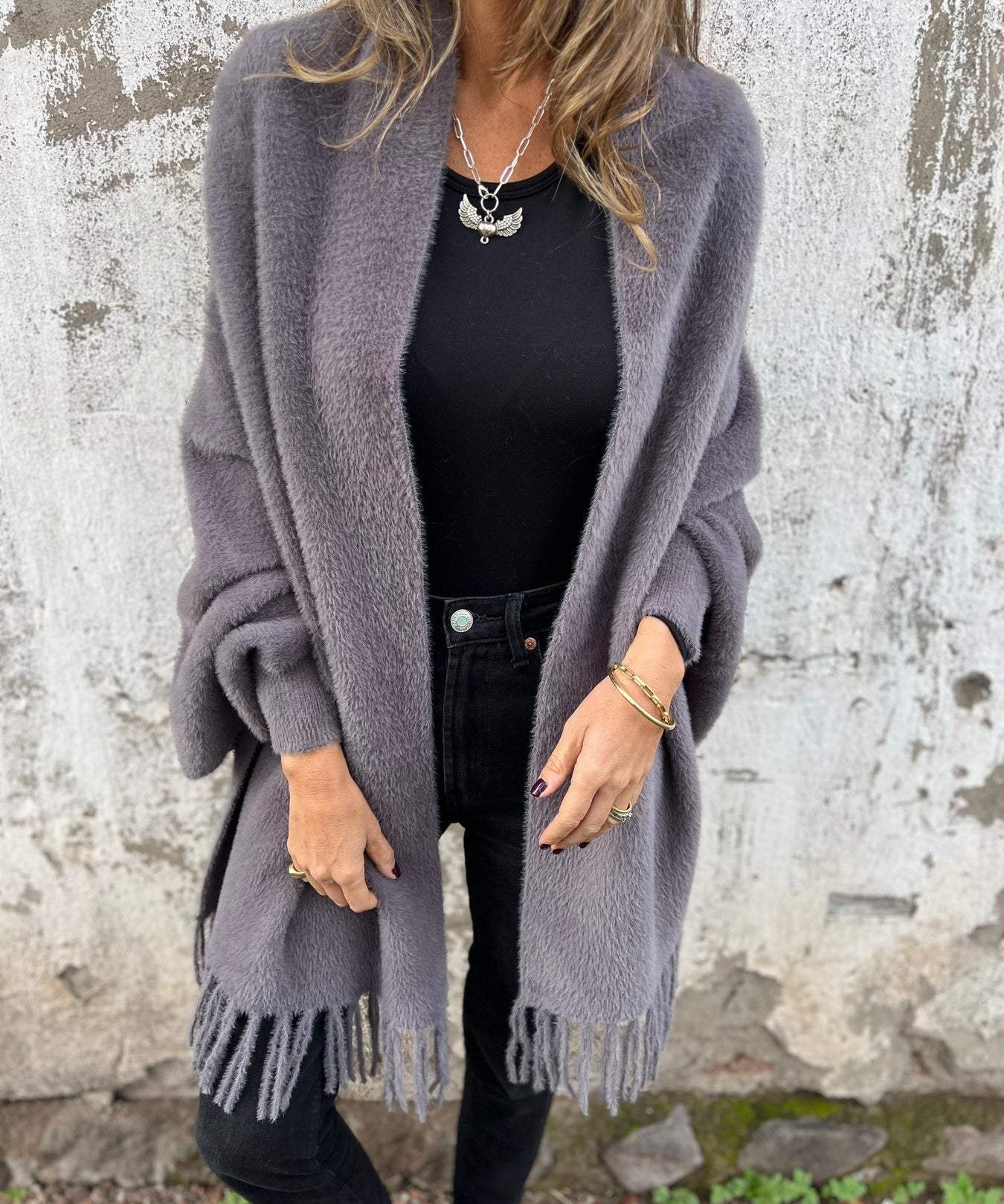 AOIBHE™ - Elegant Drape Cardigan