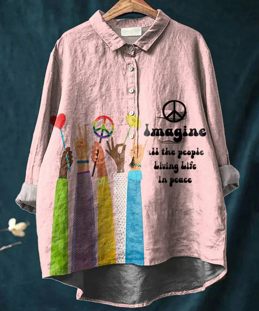 CLAUDINE™ - Serene Art Shirt