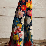 FLEUR™ - Chic Floral Wide-Leg Pants